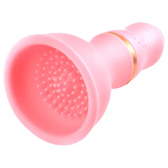 Sunfo - bröstvibrator med uppladdningsbart batteri - rosa