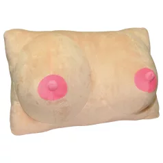 Bröstformad plyschkudde