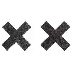 Cottelli - Glittriga bröstvårtsklistermärken - X