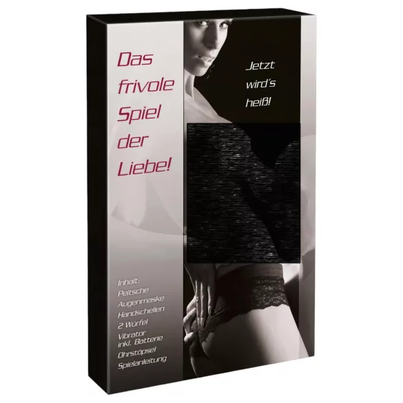 Das FRIVOLE - bondage spel för par med tillbehör - tyska instruktioner