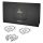 Glittrande diamant intim smyckesset - 3 delar (svart)