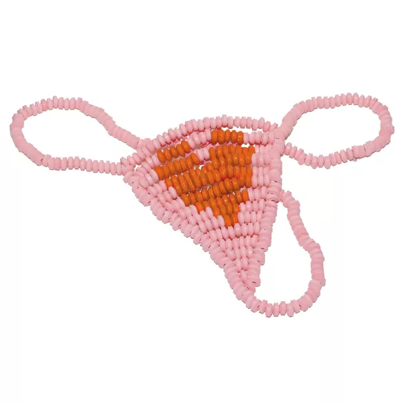 Socker - ätbar stringtrosa - hjärtformad - 145g