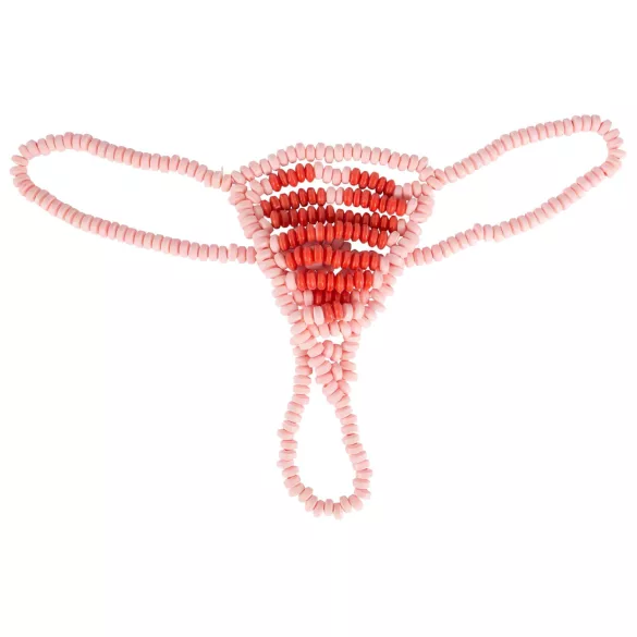Socker - ätbar stringtrosa - hjärtformad - 145g
