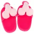 Plysch tofflor - penisform - rosa