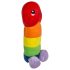 Regnbågsfärgad plyschsnopp - 30 cm