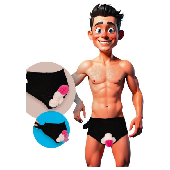 Pumpbyxor med penis (svart)