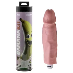Bananakit - peniskopieringssats med vibrator (rosa)
