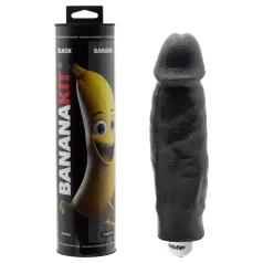 Bananakit - penisavgjutningsset med vibrator (svart)