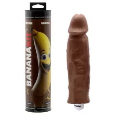 Bananakit - penisavgjutningsset med vibrator (brun)