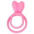 Pulselock Cocktura - penis- och pung-ring med kaninmotiv (rosa)