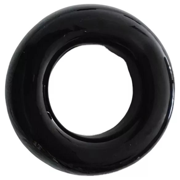 Pulselock Cirkl - set med TPE-penisringar, 3 st. (svart)