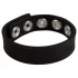 Pulselock Forge - justerbar silikonpenisring med tryckknapp (svart) - 228 mm