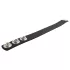 Pulselock Forge - justerbar silikonpenisring med tryckknapp (svart) - 200 mm