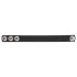 Pulselock Forge - justerbar silikonpenisring med tryckknapp (svart) - 200 mm