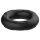 Pulselock Cirkl - silikonpenisring (svart) - 22 mm