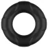 Pulselock Cirkl - silikonpenisring (svart) - 22 mm