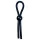 Pulselock Forge - justerbar lassoformad penisring i silikon (svart)