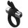 Pulselock Vantr - vibrerande kanin-penisring (svart) - 30 mm