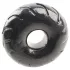 Pulselock Forge - svart hjulmönstrad penisring i TPE (19 mm)