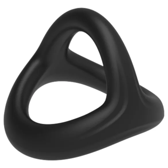 Pulselock Taur - Y-formad penis- och testikelring (svart) - S
