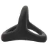 Pulselock Taur - Y-formad penis- och testikelring (svart) - S