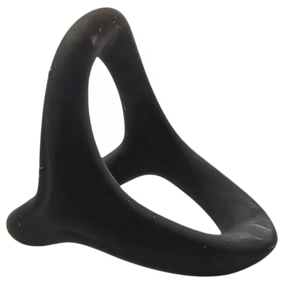 Pulselock Taur - Y-formad penis- och testikelring (svart) - S
