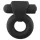 Pulselock Vantr - uppladdningsbar vibrerande penis- och pungring (svart) - 25 mm
