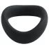 Pulselock Cocktura - vriden penisring i silikon (svart) - 5 cm