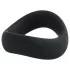 Pulselock Cocktura - vriden penisring i silikon (svart) - 5 cm
