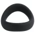 Pulselock Cocktura - vriden penisring i silikon (svart) - 5 cm