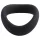 Pulselock Cocktura - vriden penisring i silikon (svart) - 47,5 mm