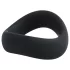 Pulselock Cocktura - vriden penisring i silikon (svart) - 47,5 mm