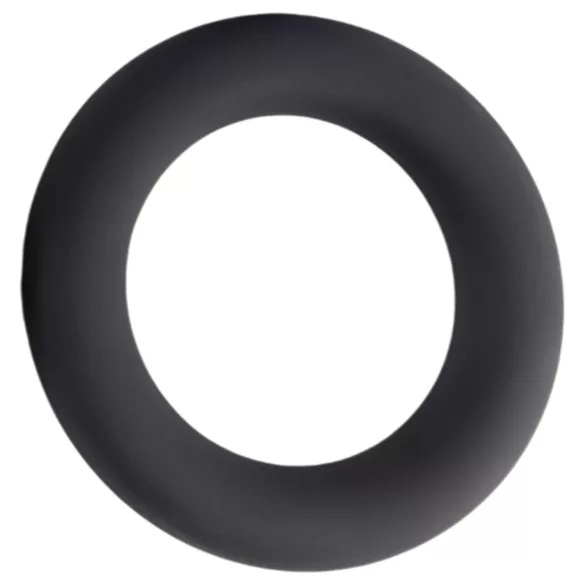 Pulselock Cirkl - svart flexibel silikonring för testiklar (40 mm)