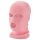 Balaklava - stickad mask med 3 hål (rosa)