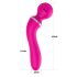 Ensamhet 2-i-1 - Massörer & G-punktvibrator med 3 tillbehör (rosa)