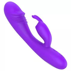   Lonely - vibrator med klitorisstimulator och G-punkt - uppladdningsbar - lila