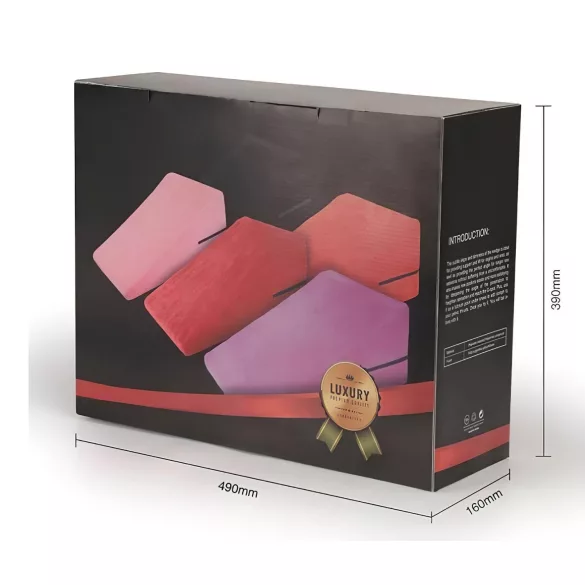 Desirel Magic Pillow kilformad sexkuddeset - liten + stor (röd)