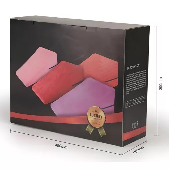 Desirel Magic Pillow kilformad sexkuddeset - liten + stor (röd)