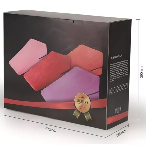 Desirel Magic Pillow - kilformad sexkudde - stor (röd)
