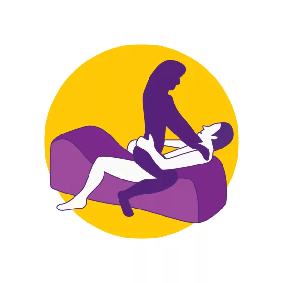 Desirel Magic Pillow - Uppblåsbar BDSM-sexmöbel - med handbojor (röd)