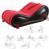 Magic Pillow – Uppblåsbar BDSM-möbel med bojor – stor (röd)