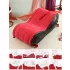 Desirel Magic Pillow - Uppblåsbar BDSM-sexmöbel - med handbojor (röd)
