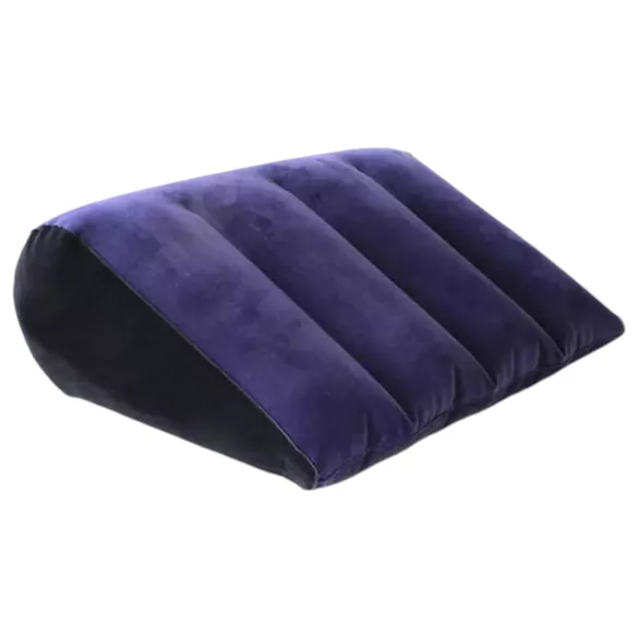 Desirel Magic Pillow - uppblåsbar kil-sexkudde (mörklila)