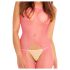 Rene Rofe - nätkattdräkt (S-L) - rosa