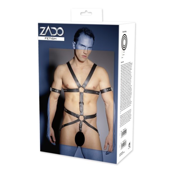 ZADO - läder kroppsele för män - L/XL