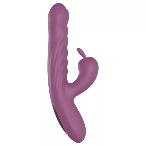 Funny Me Rabbit Bunny - vibrator med klitorisstimulator - uppladdningsbar lila