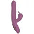 Funny Me Rabbit Bunny - vibrator med klitorisstimulator - uppladdningsbar lila