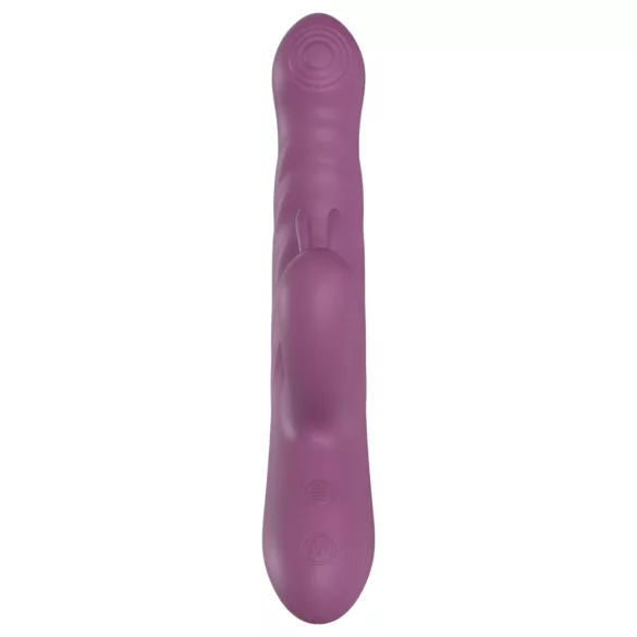 Funny Me Rabbit Bunny - vibrator med klitorisstimulator - uppladdningsbar lila