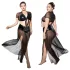 JSY 065 - svart babydoll‑set (XL-2XL)