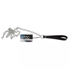 ZADO - metall BDSM-koppel för halsband (silver)